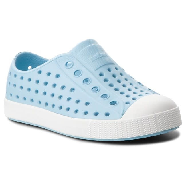 Native Jefferson Shoes - Sky Blue/ Shell White
