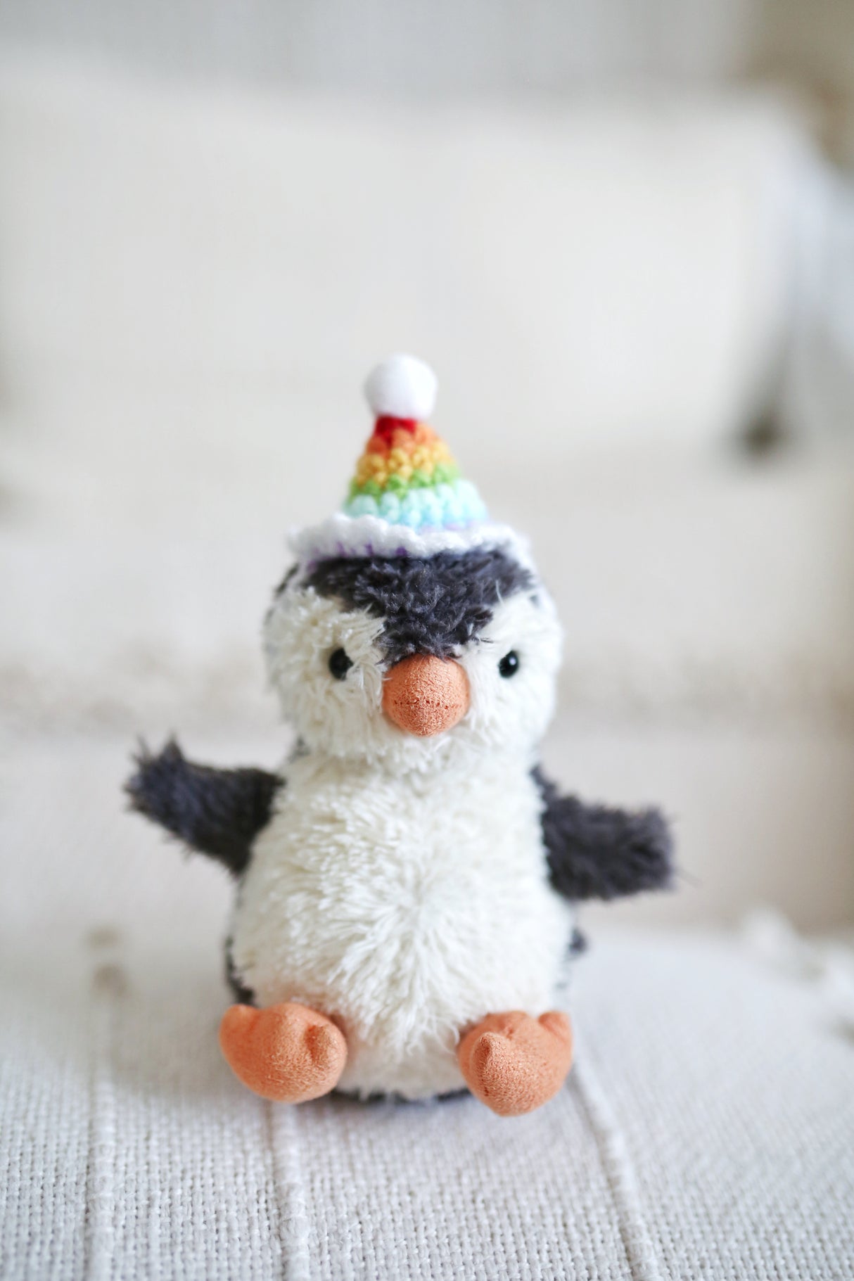 Design & Delight Gifts Crochet Hat - Rainbow Party ππβ¨