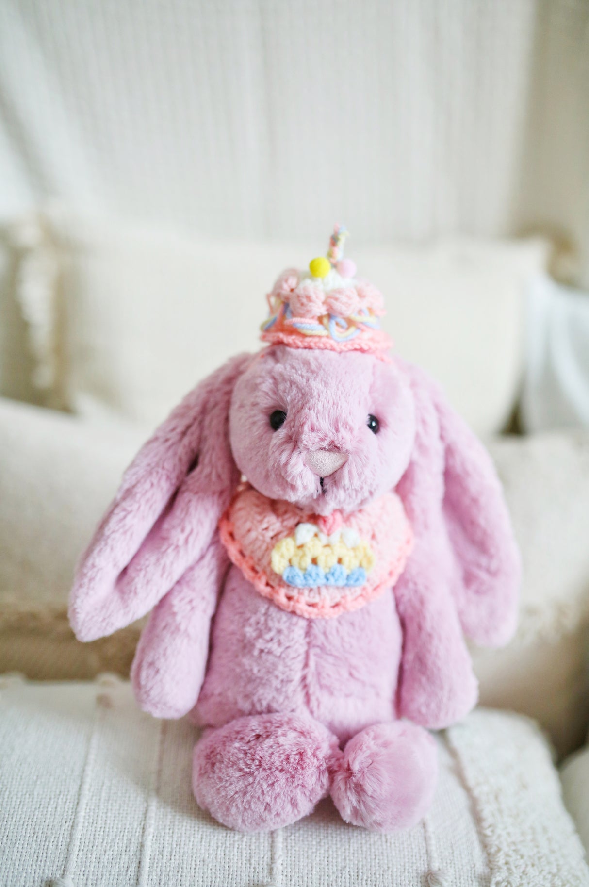 Design & Delight Gifts Crochet Outfit - Strawberry Shortcake Birthday 🍓🎀🎂