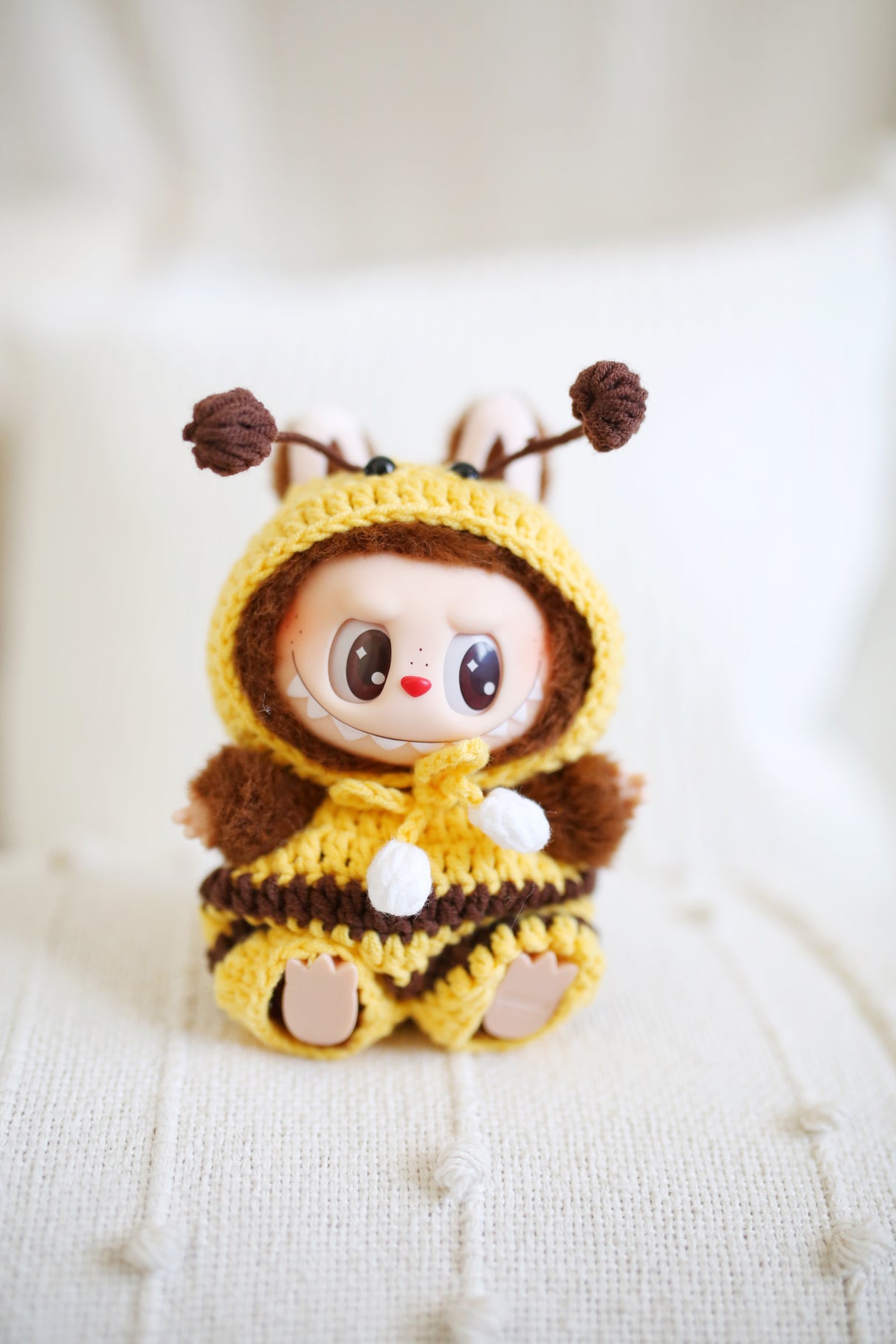 Design & Delight Gifts Crochet Outfit Set - Buzzy Bee ๐๐ผ๐ฏ