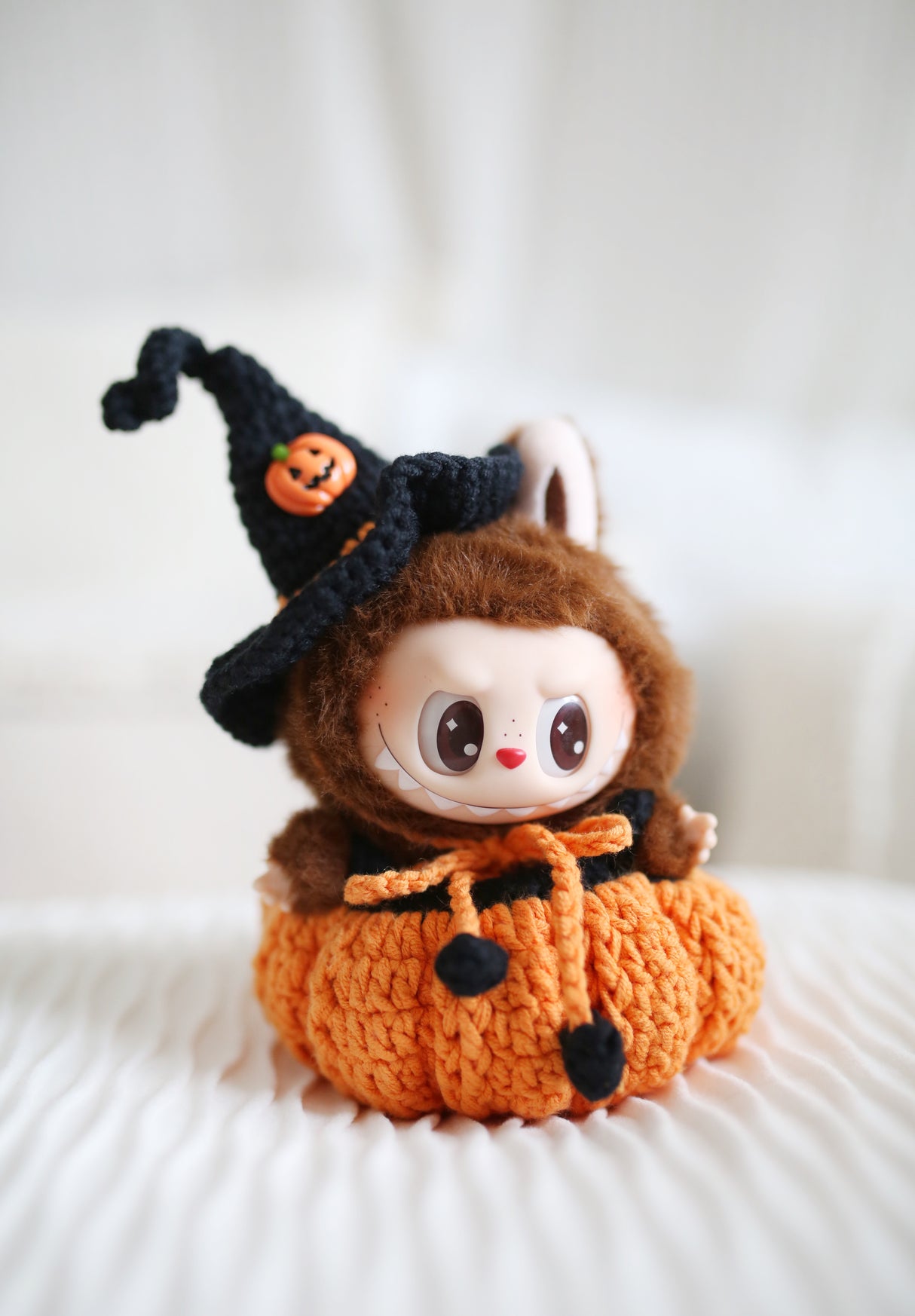 Design & Delight Gifts Crochet Outfit Set - Pumpkin Patch Halloween π€β¨