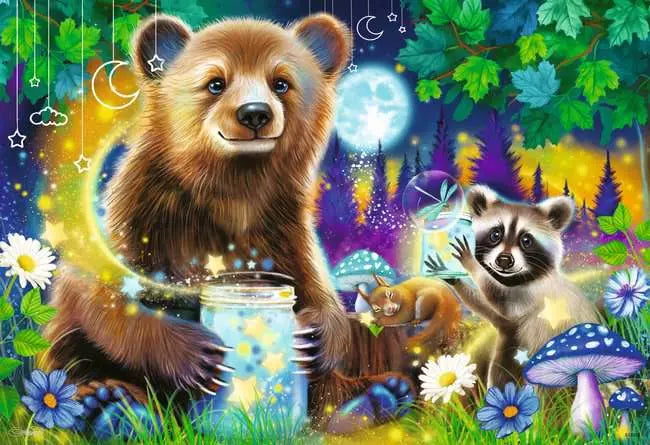 Children’s Jigsaw Puzzle Lovable Woodland Friends - 24 Pieces Puzzle