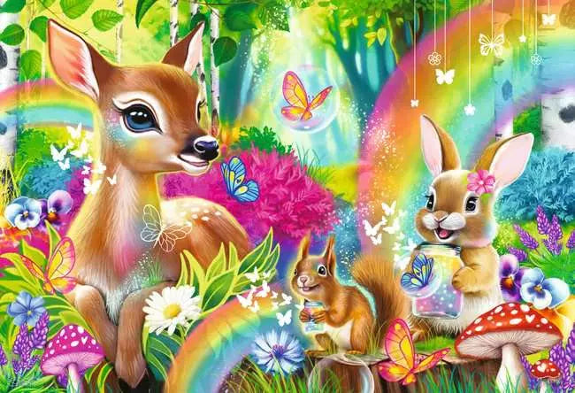 Children’s Jigsaw Puzzle Lovable Woodland Friends - 24 Pieces Puzzle
