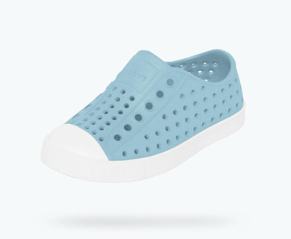 Native Jefferson Shoes - Sky Blue/ Shell White