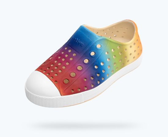 Native Jefferson Bone White/ Shell White/ Rainbow Gradient