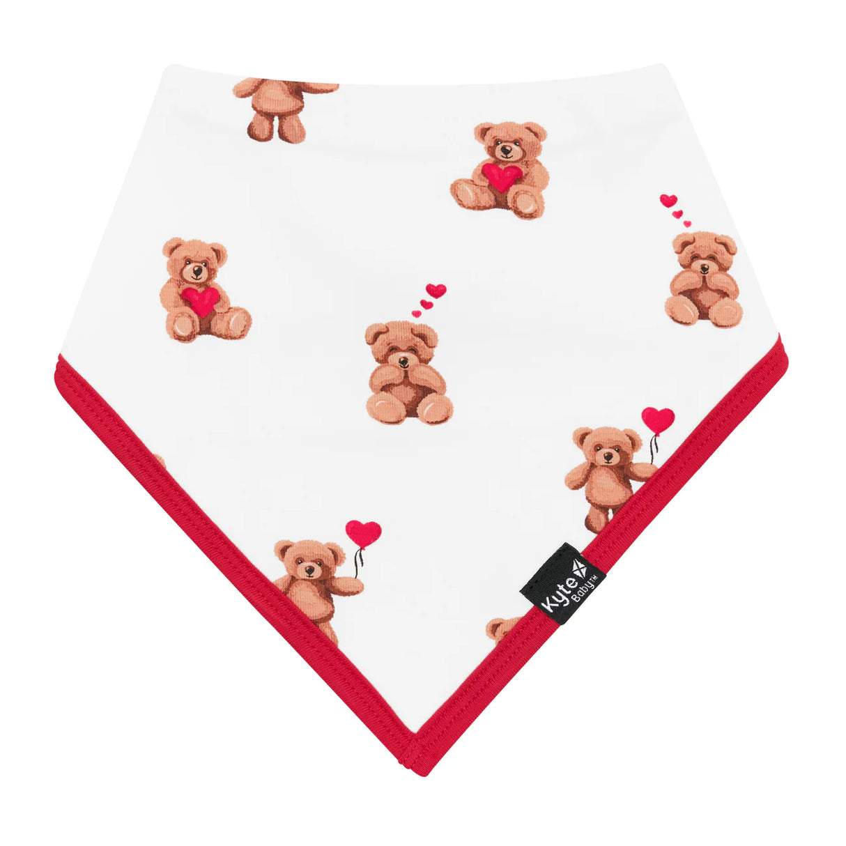 Kyte Baby Bib - Bear Hearts