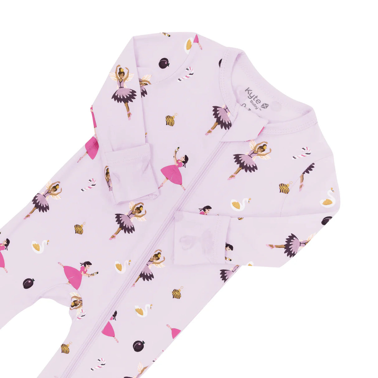 Kyte Baby Zippered Romper - Sugar Plum