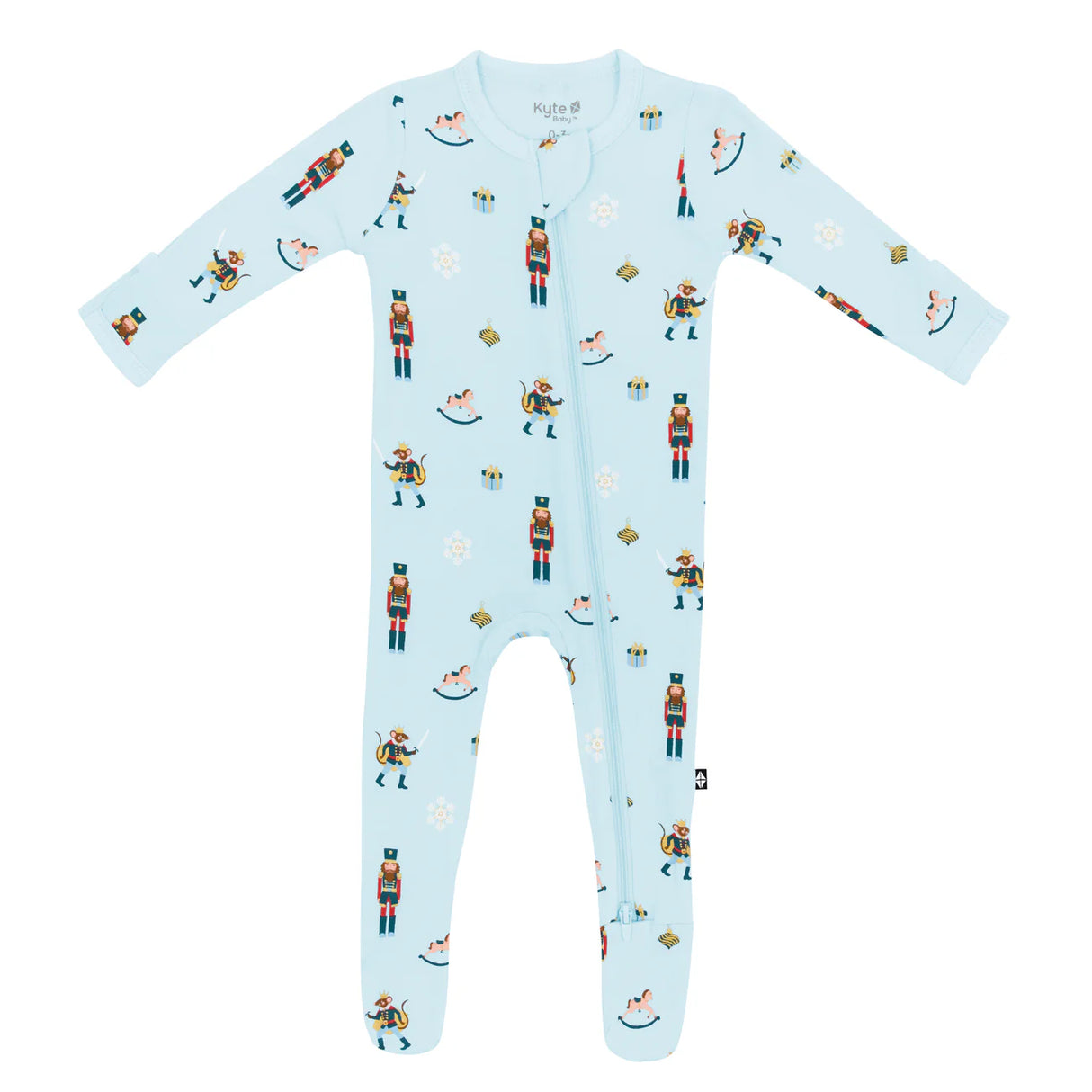 Kyte Baby Zippered Footie - Nutcracker