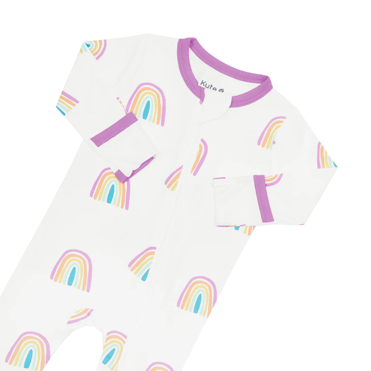 Kyte Baby Zippered Footie - Poi Rainbow