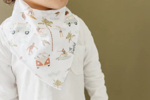 Copper Pearl Baby Bandana Bibs - Maui