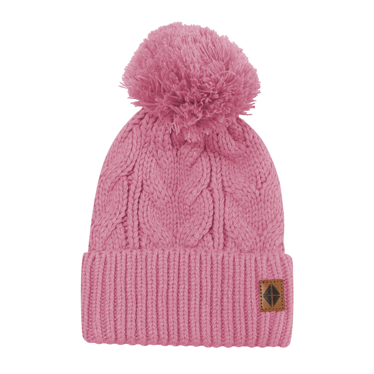 Kyte Baby Chunky Cable Knit Beanie - Apple Blossom