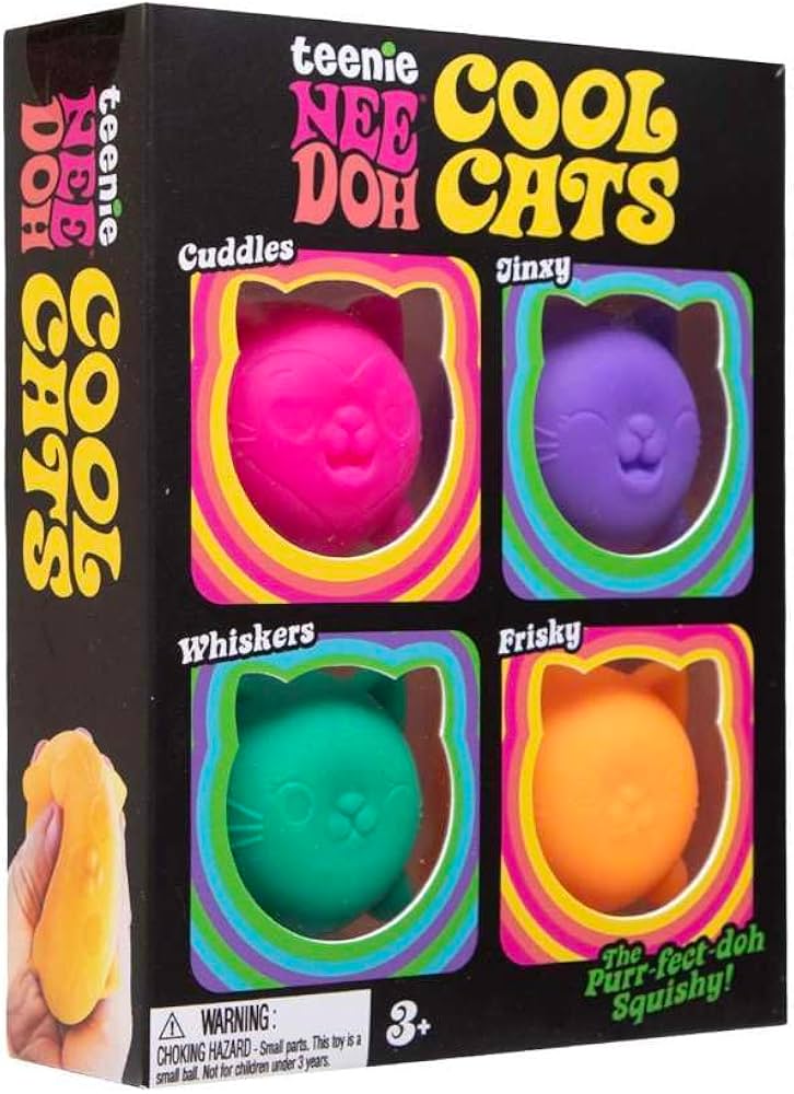 Teenie NeeDoh Cool Cats Multipack