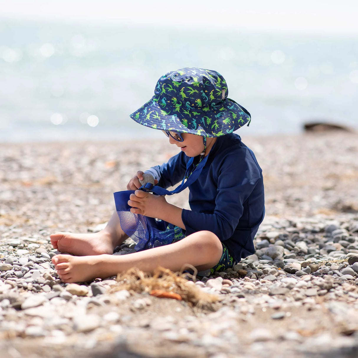 Jan & Jul Kids Water Repellent Bucket Hats - Dinoland
