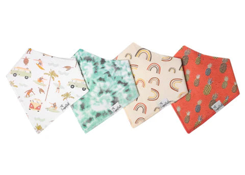 Copper Pearl Baby Bandana Bibs - Maui