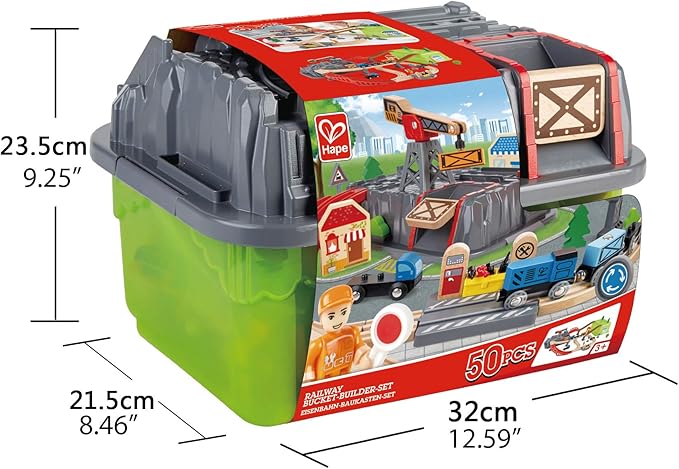 Hape Railway Bucket Builder Set