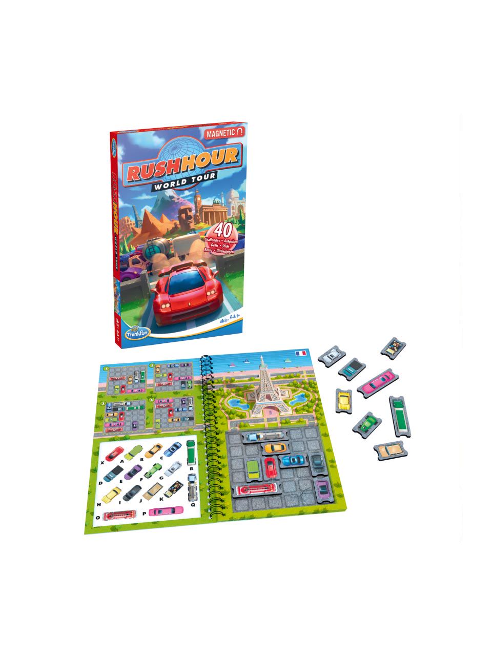 Think Fun Rush Hour Magnetic Travel Puzzle