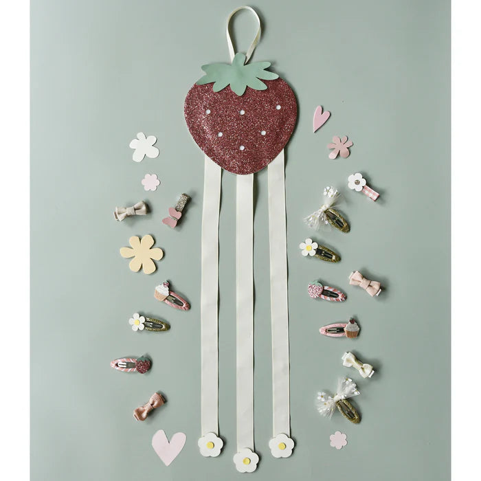 Rockahula Sweet Strawberry 3 Ribbon Clip Hanger