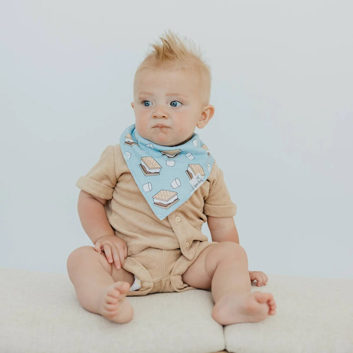 Copper Pearl Baby Bandana Bibs - Bridger