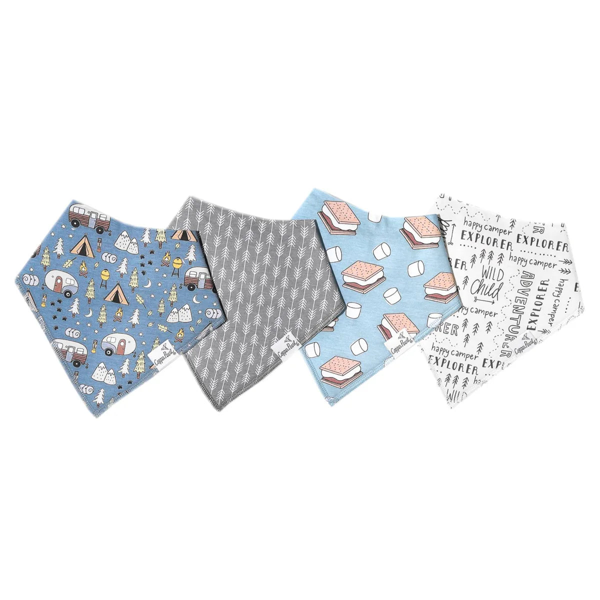 Copper Pearl Baby Bandana Bibs - Bridger