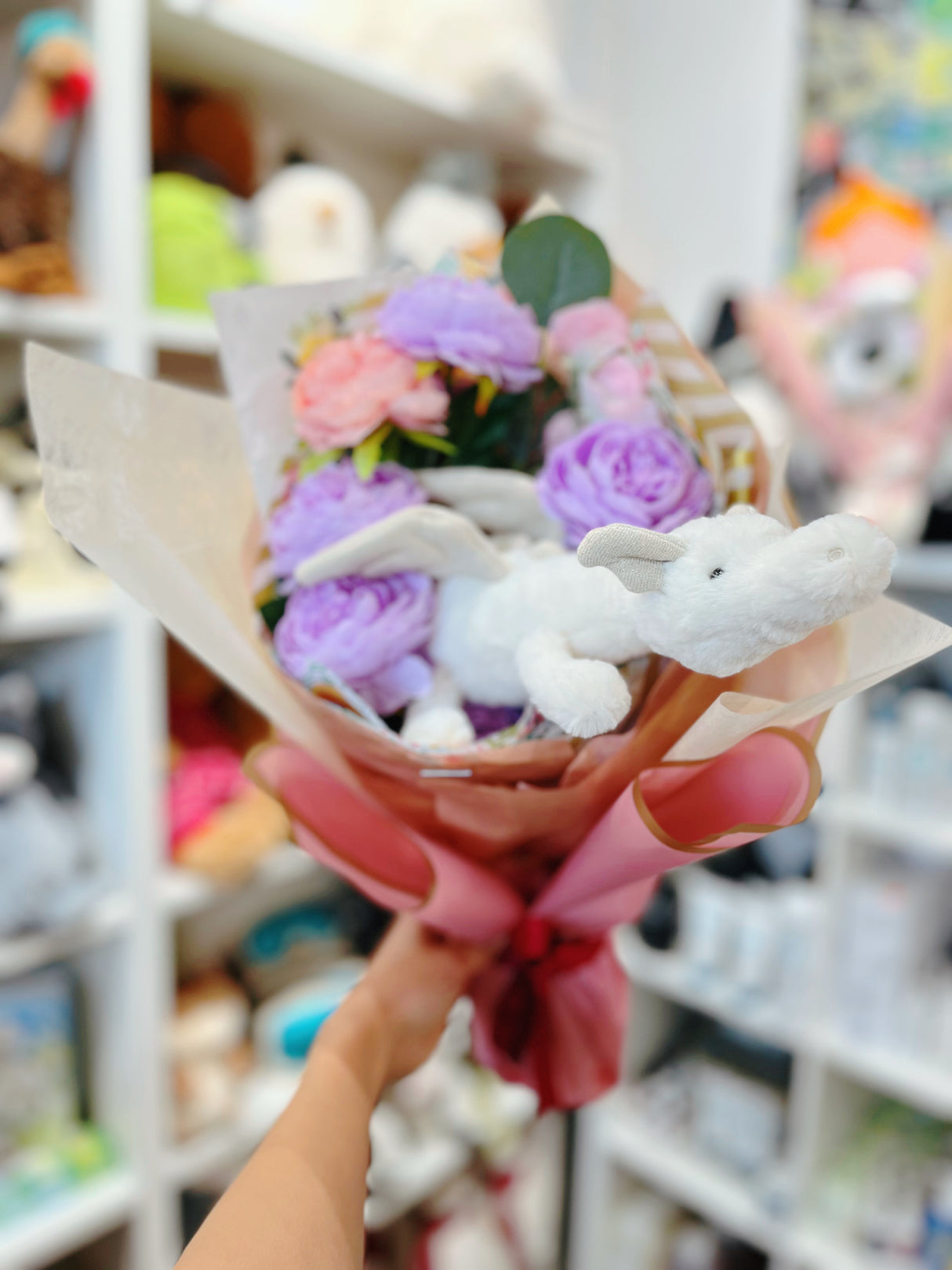 Valentine’s Day Cuddle Bouquet/ Box Wrapping