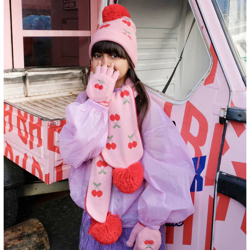 Rockahula Cheerful Cherry Knitted Gloves