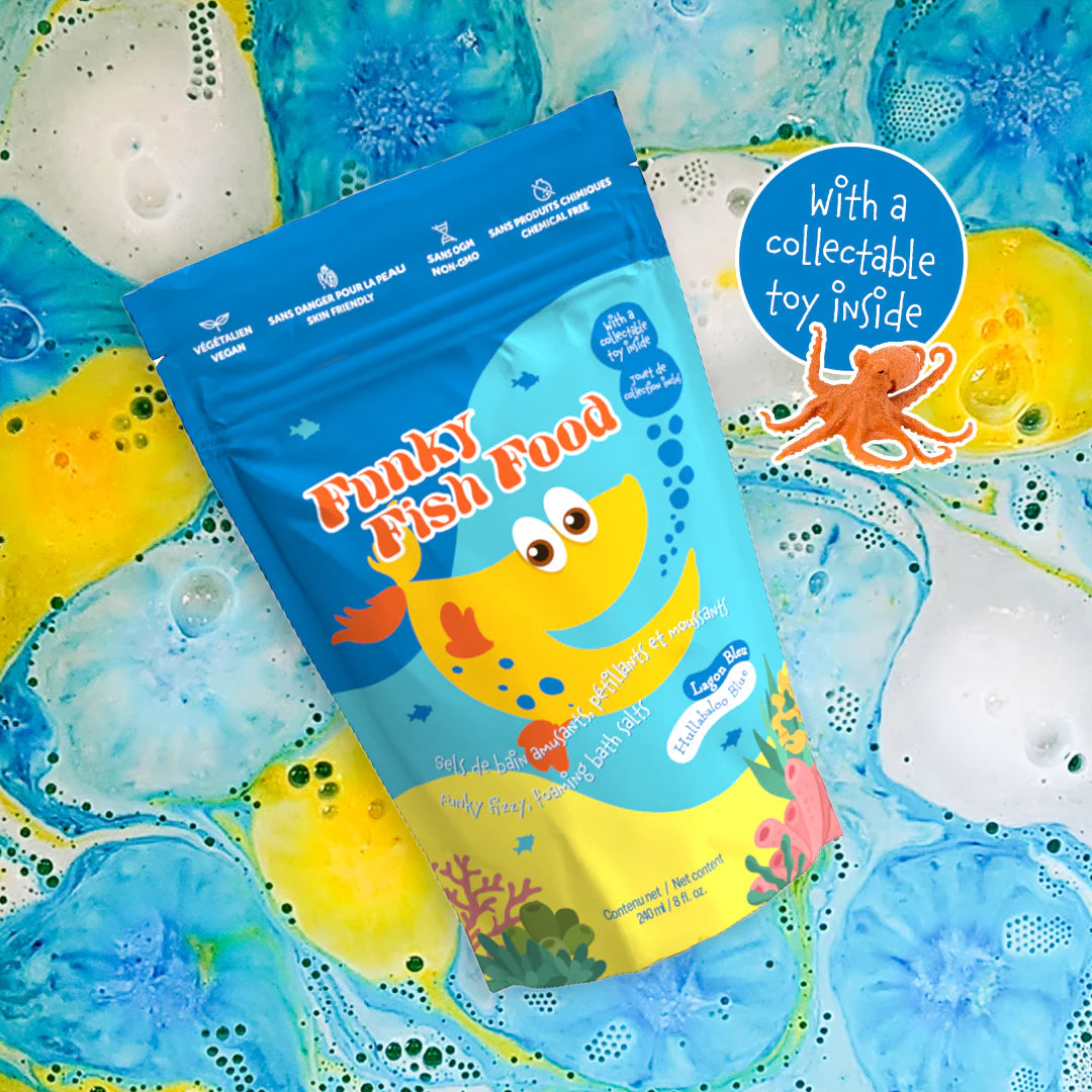 Loot Toy Funky Fish Foods - Hullabaloo Blue