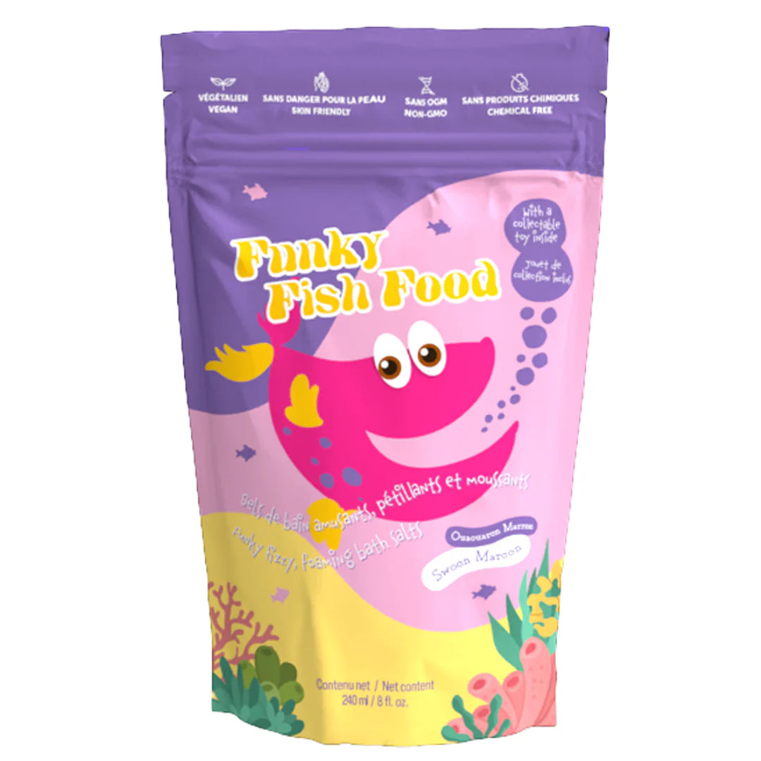 Loot Toy Funky Fish Foods - Swoon Maroon