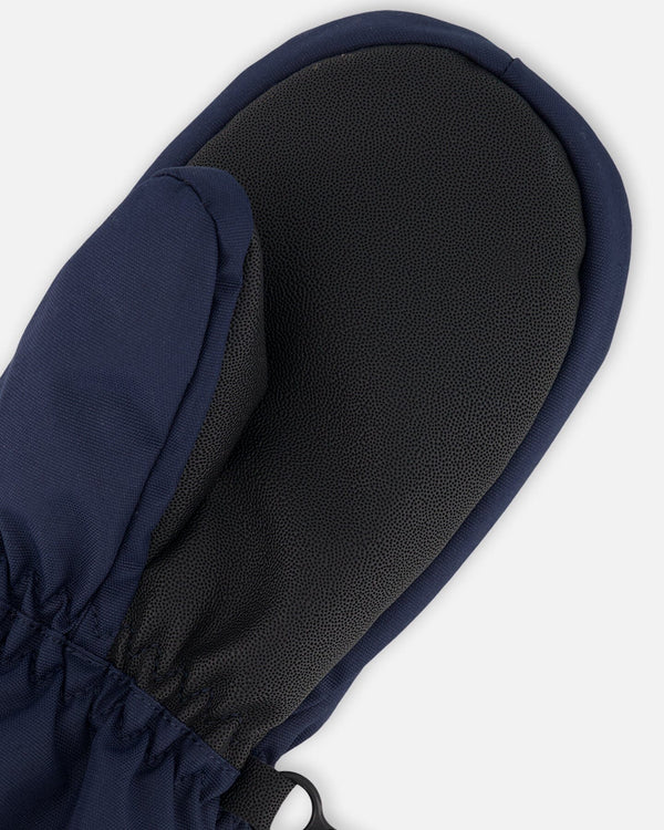 Deux Par Deux Winter Mittens Play Navy Blue