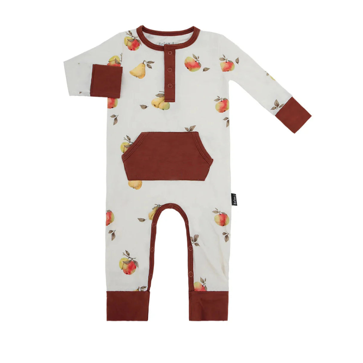 Belan.J L/S Pocket Romper - Orchard