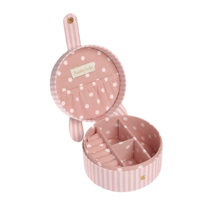 Rockahula Stripy Bunny Round Jewellery Box
