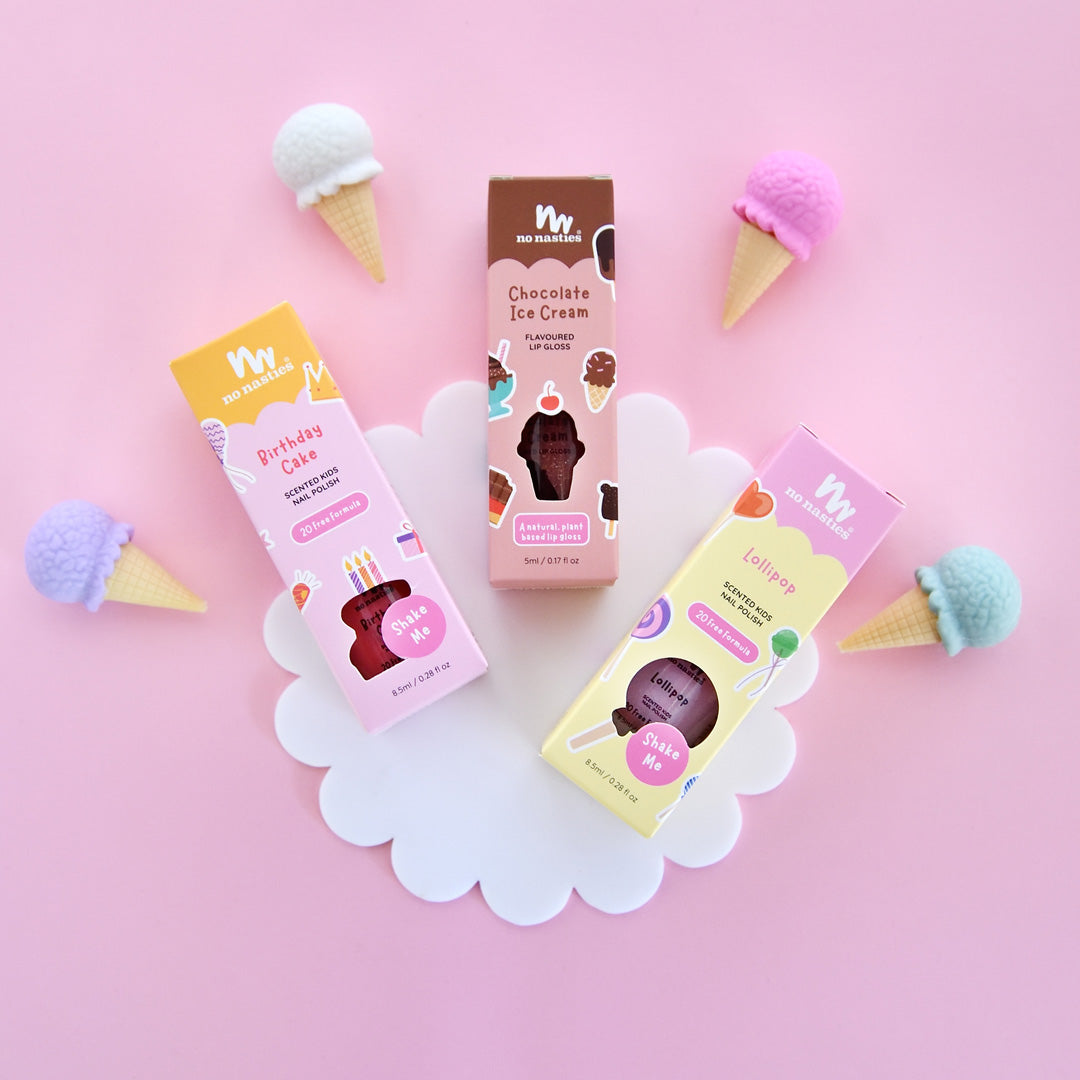 No Nasties Natural Kids Lip Gloss Juicy Watermelon