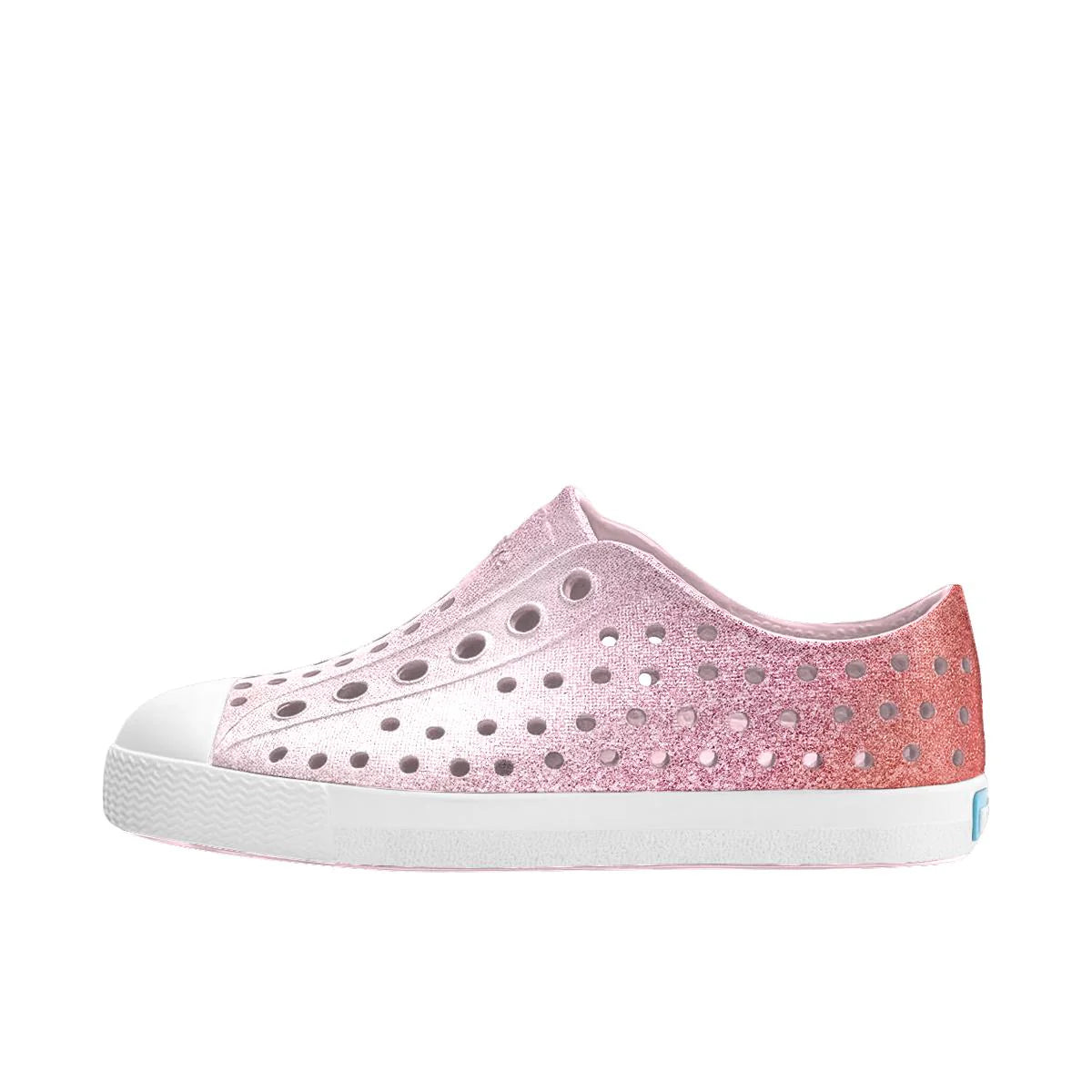 Native Jefferson Bio-Bling™ Shoes - Barely Samba Bling/ Shell White