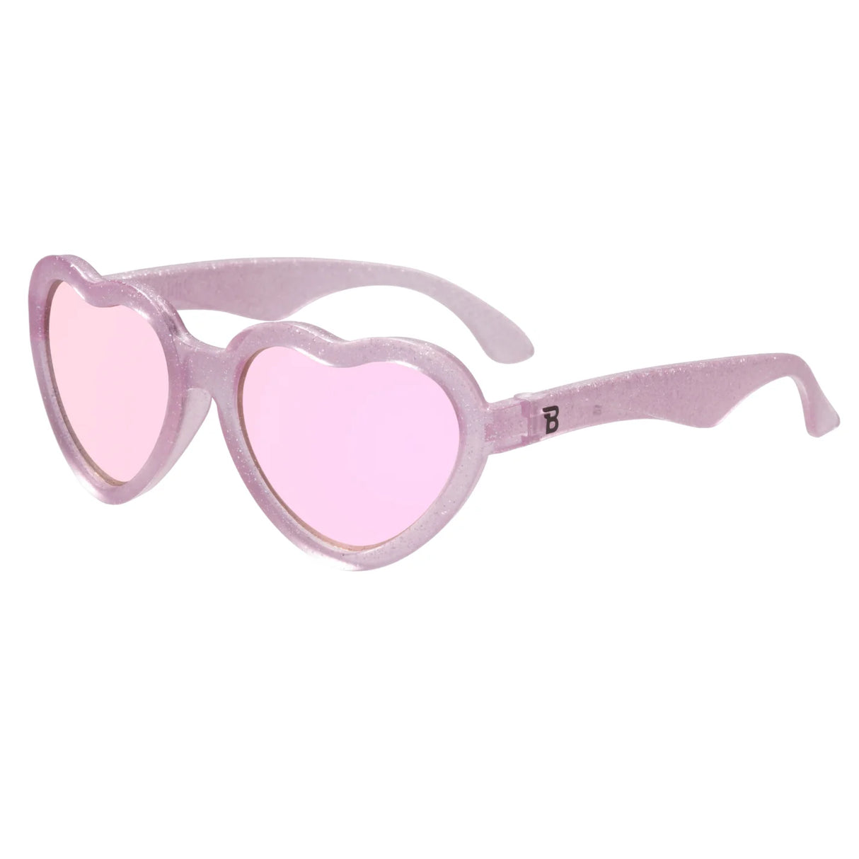Babiators Non-Polarized Mirrored Heart Sunglasses - Sparkle Squad