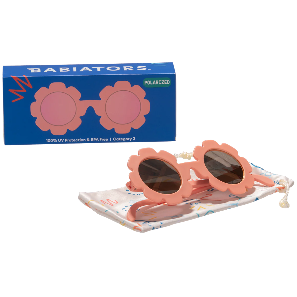 Babiators Polarized Flower Child Peachy Keen