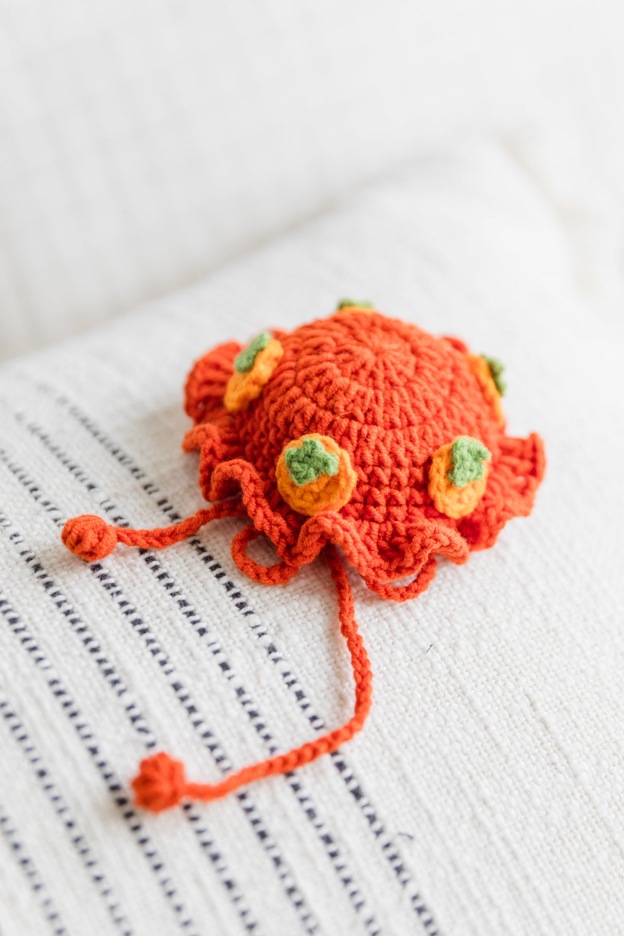 Design & Delight Gifts Crochet Outfit Set - Citrus Party 🍊🎀
