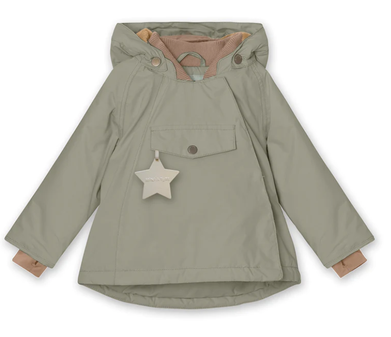 Mini A Ture Wang MATWANG fleece lined winter jacket - Vert