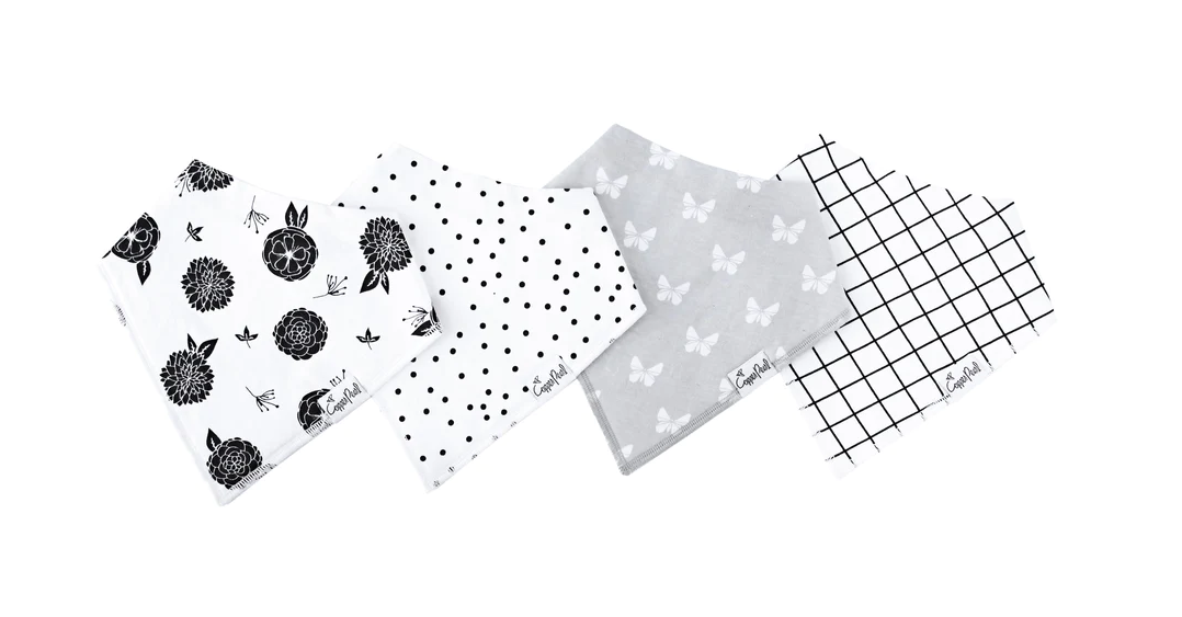 Copper Pearl Baby Bandana Bibs - Willow