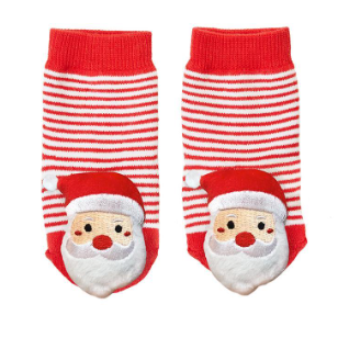 Mudpie rattle toe socks wrist rattle - Deer