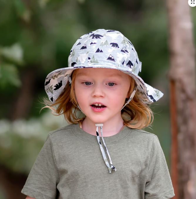 Jan & Jul Kids Cotton Floppy Hats - Bear
