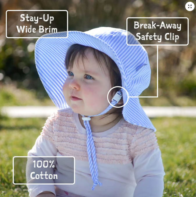 Jan & Jul Kids Cotton Floppy Hats - Birdie