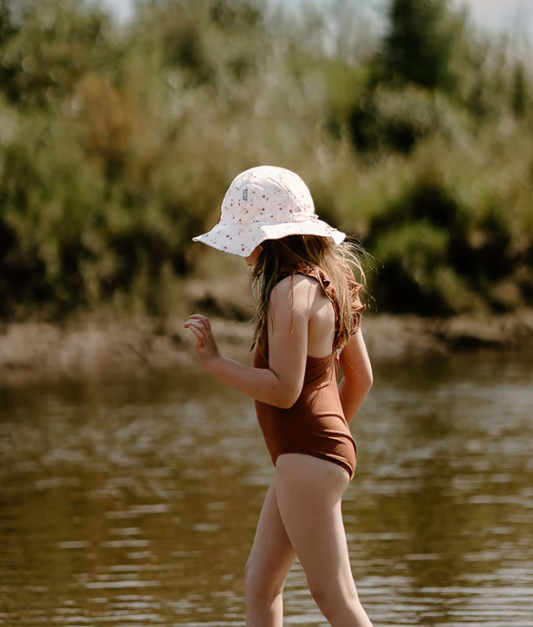 Jan & Jul Kids Cotton Floppy Hats - Cherries
