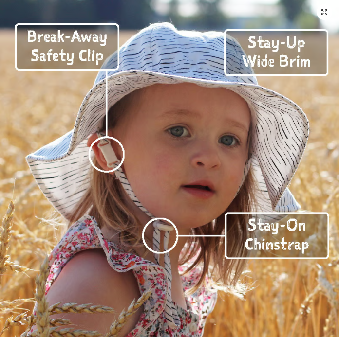Jan & Jul Kids Cotton Floppy Hats - Coral