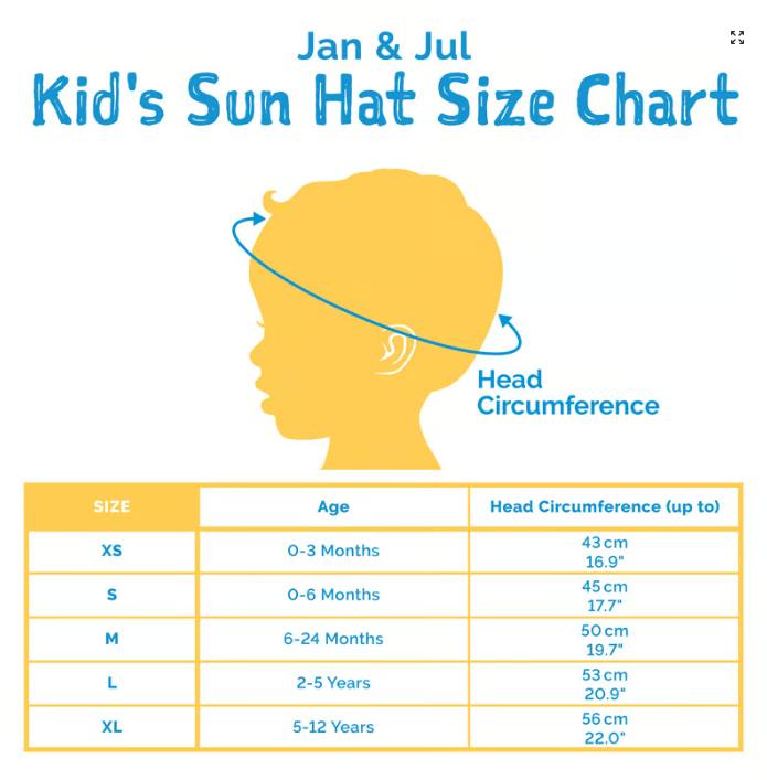 Jan & Jul Kids Cotton Floppy Hats - Lemon Fresh