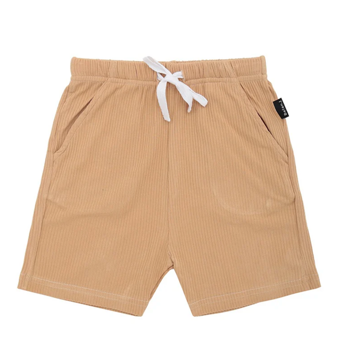 Belan.J Ribbed Bamboo Everyday Shorts - Amber