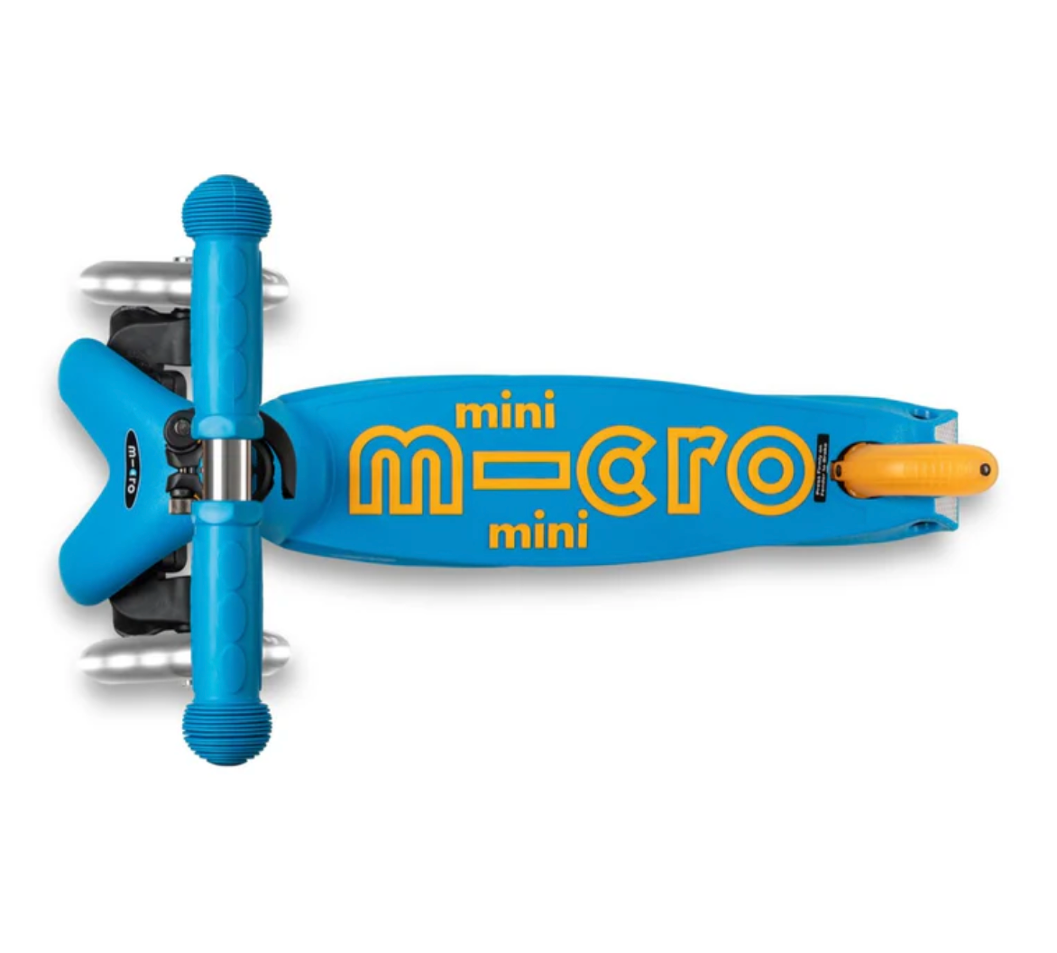 Micro Mini LED Scooter - Ocean Blue