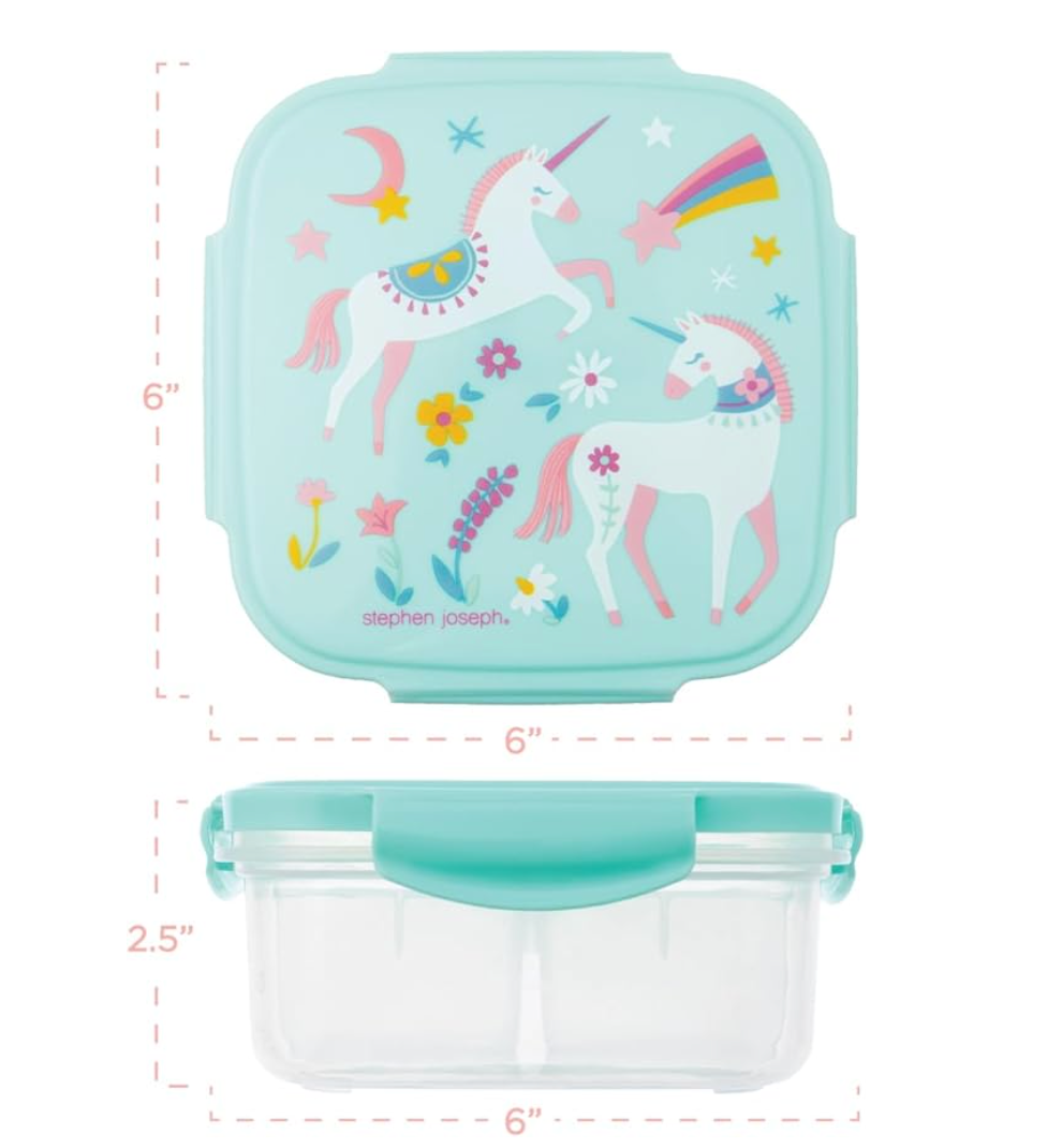 Stephen Joseph Snack Box with Ice Pack - Unicorn