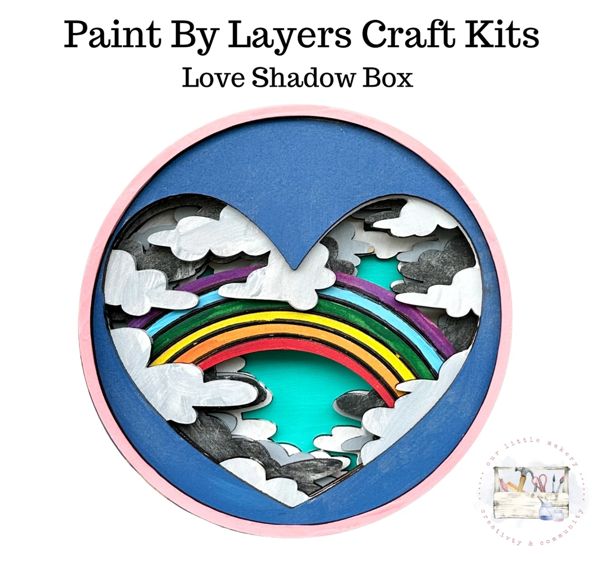 Our Little Makery - Love Shadow Box Kit