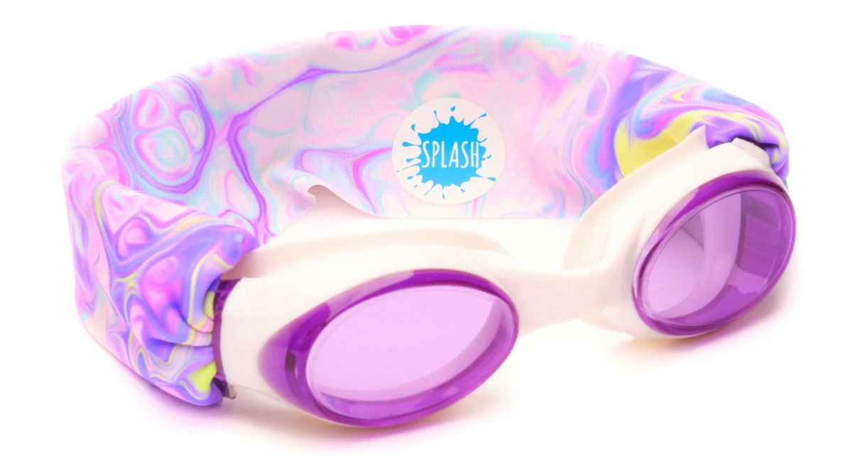 Splash Swim Goggles - Pastel Swirl