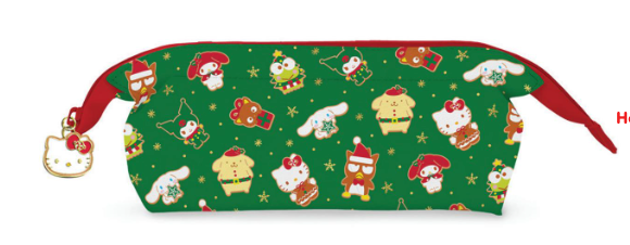 Retro Hello Kitty and friends Holiday Fun Pencil Pouch