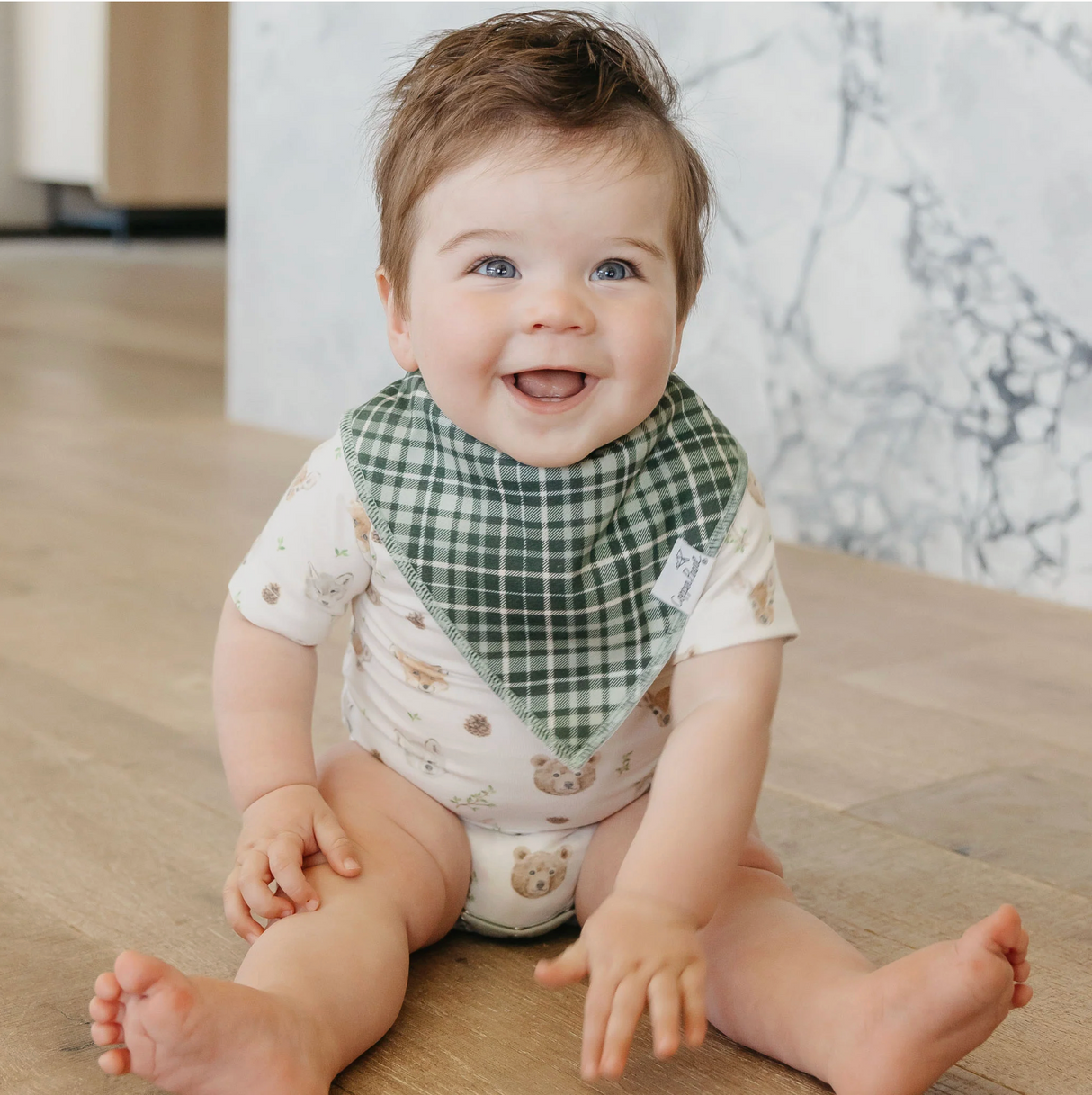Copper Pearl Baby Bandana Bibs - Wilder